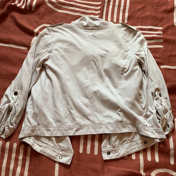 Madewell Hi-Line Cropped Lightweight Moto Jacket - Picture 4 of 8